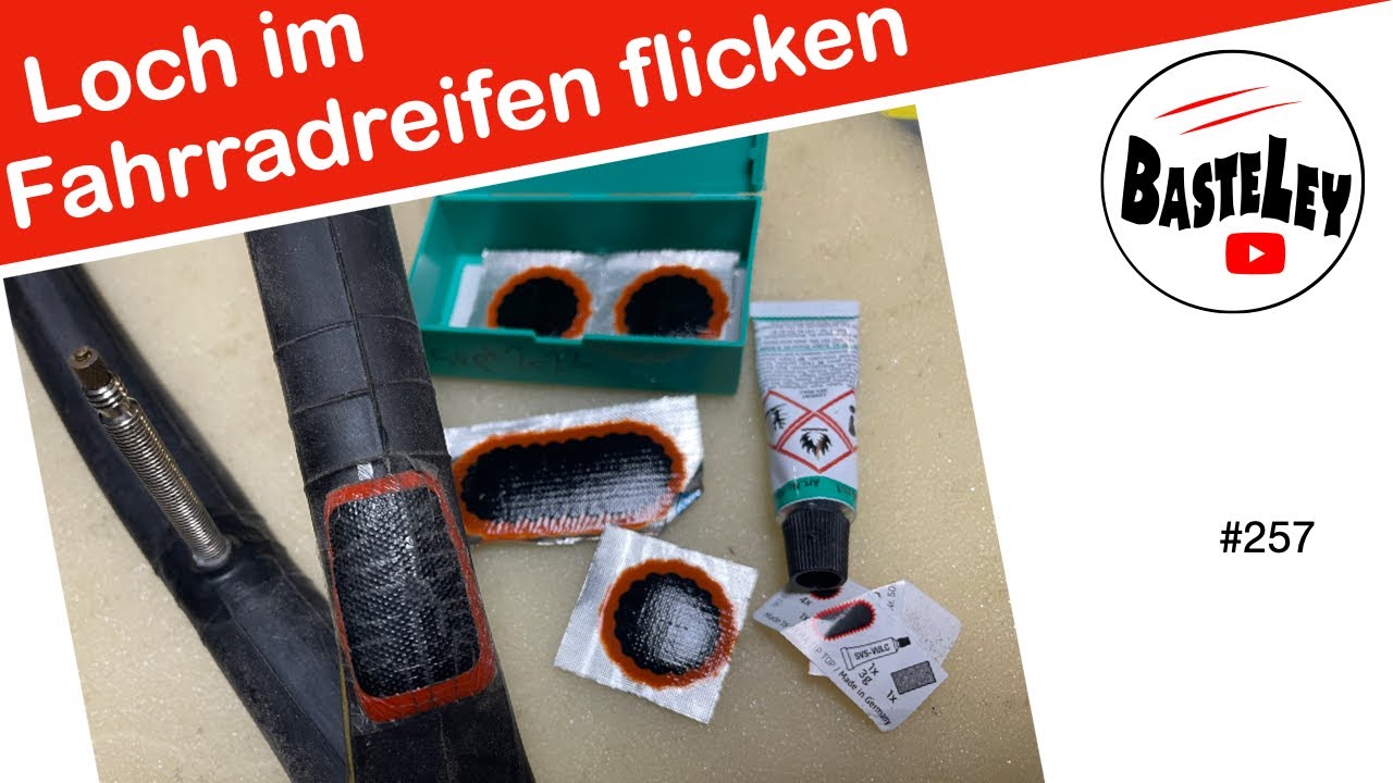 Fahrradreifen flicken #257