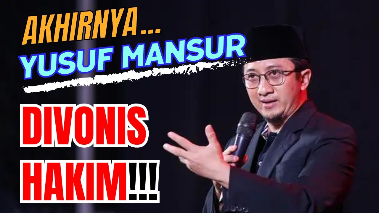 Akhirnya... Yusuf Mansur Divonis Hakim Bersalah Dalam Gugatan Rp.98 Triliun!!!