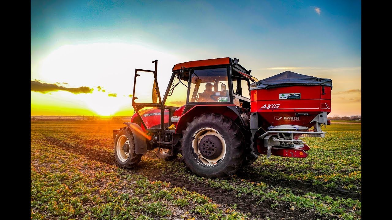 Nawozy na Rzepak 2019 u Mateusza ✪ Nawigacja (GPS) za 400zł ??!!! ✪ Zetor 5340 ✪  Rauch Axis 30.1 ✪