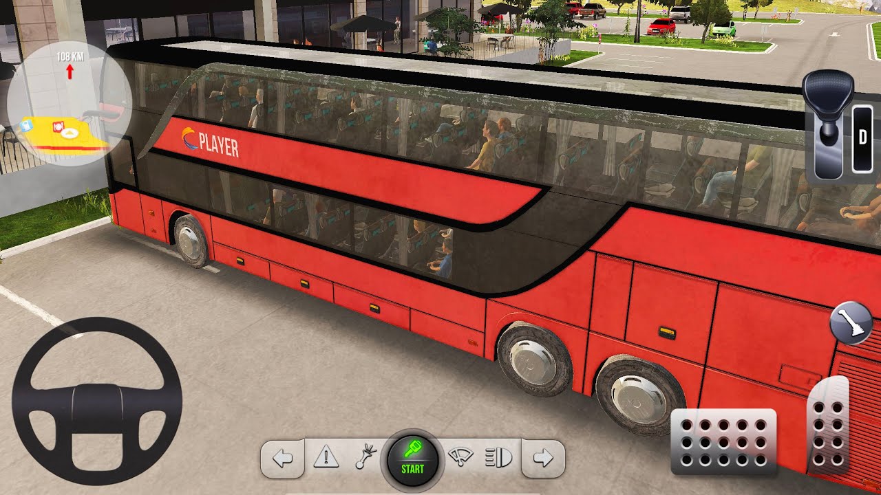 محاكاة حافلة: في نهاية المطاف #6 - سوبر باص 60 قيادة الولايات المتحدة الأمريكية - ألعاب أندرويد