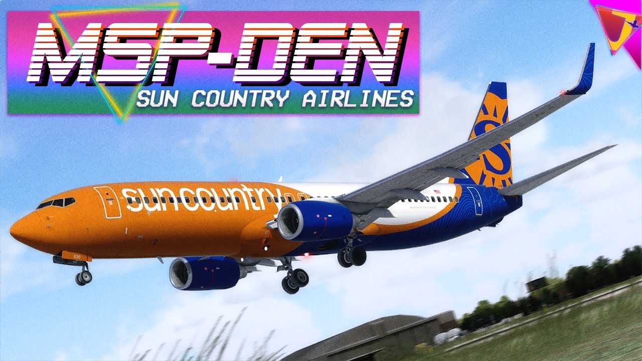 [P3D v4.5] | Sun Country (New Livery) MSP-DEN Timelapse
