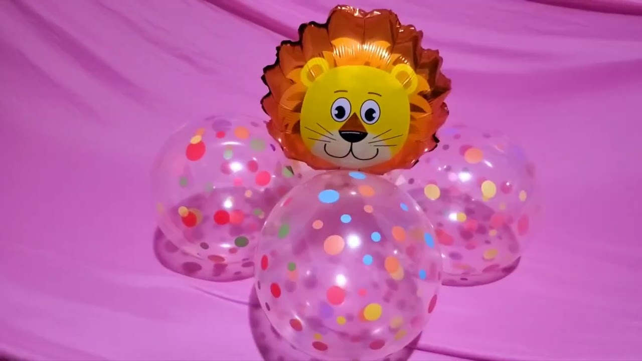 MAKING FUN LION BALLOON DECORATION!!!