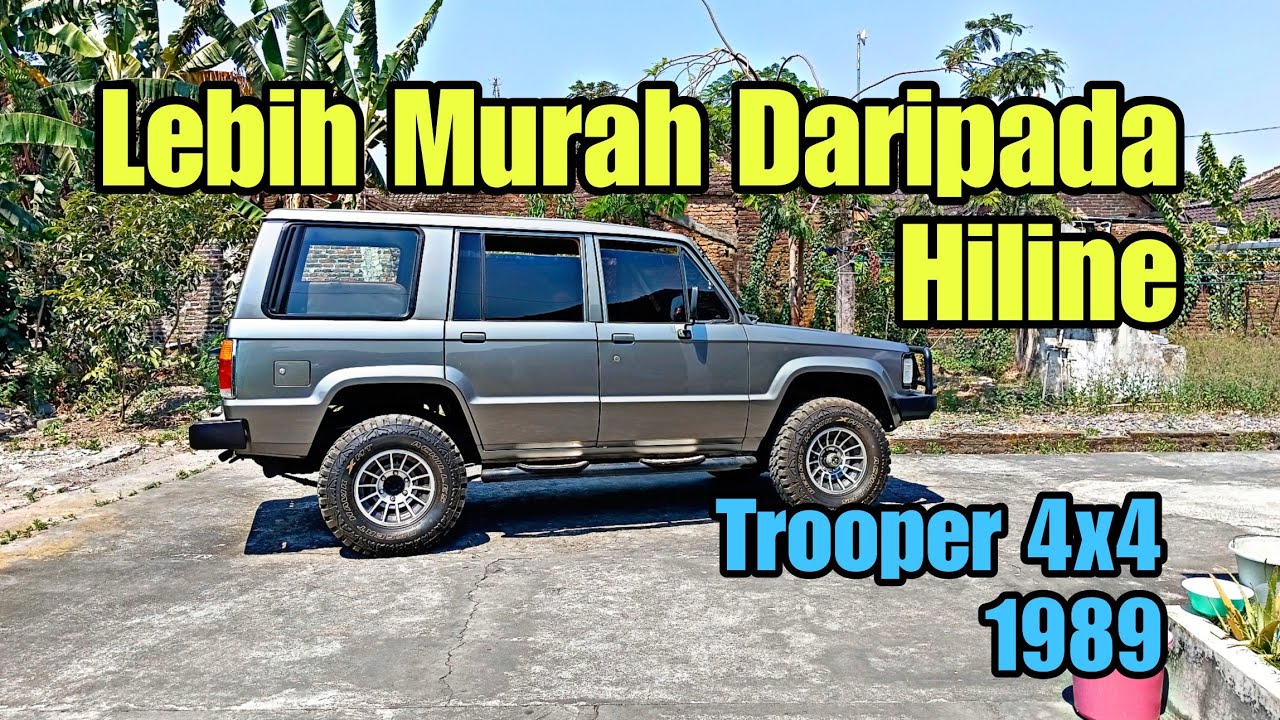 Mobil Gagah Istimewa Chevrolet Trooper 1989 4x4