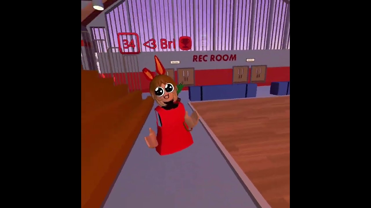 Rec room featuring:my sister