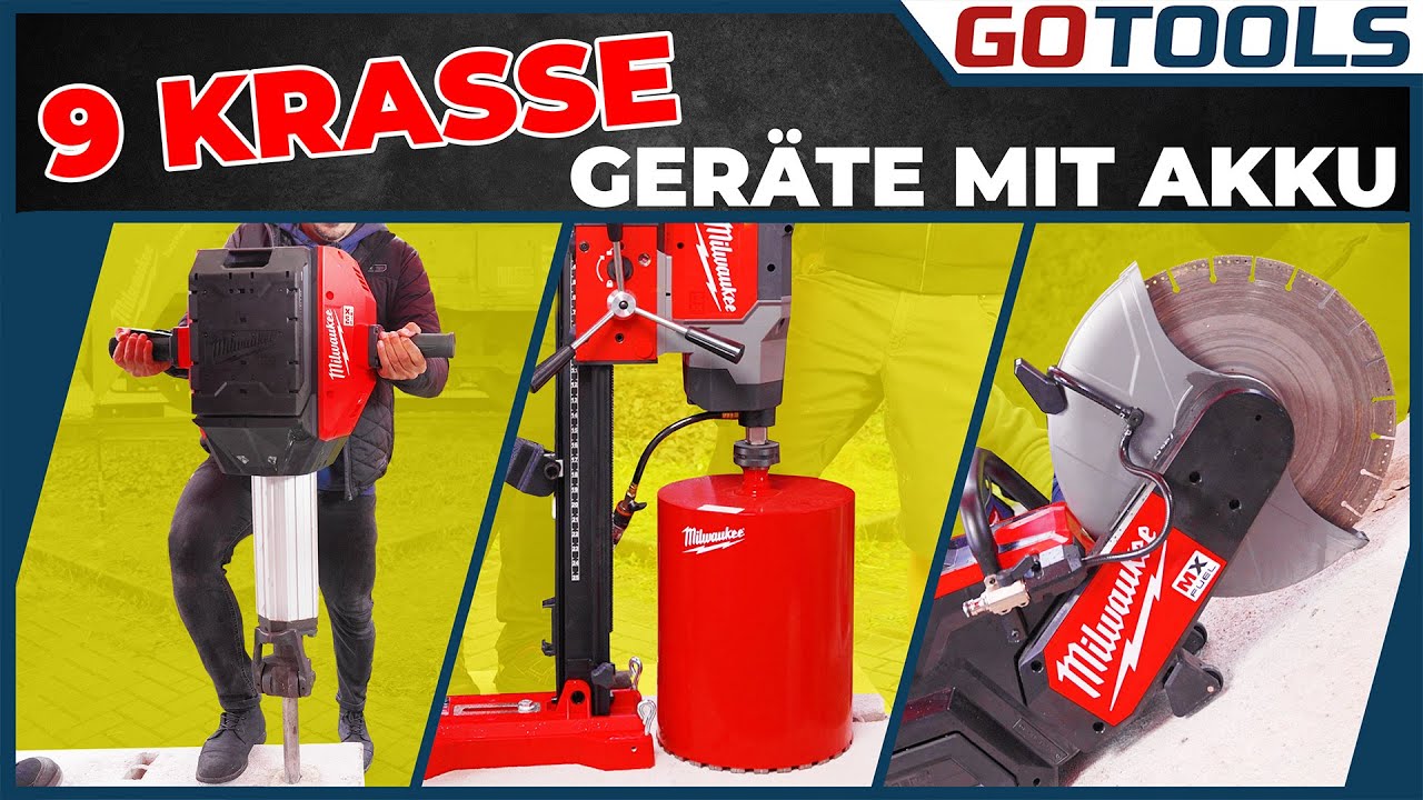 Unfassbar Extrem! Milwaukee MX FUEL - Akku Technik mit 72V Leistung - mit Verlosung