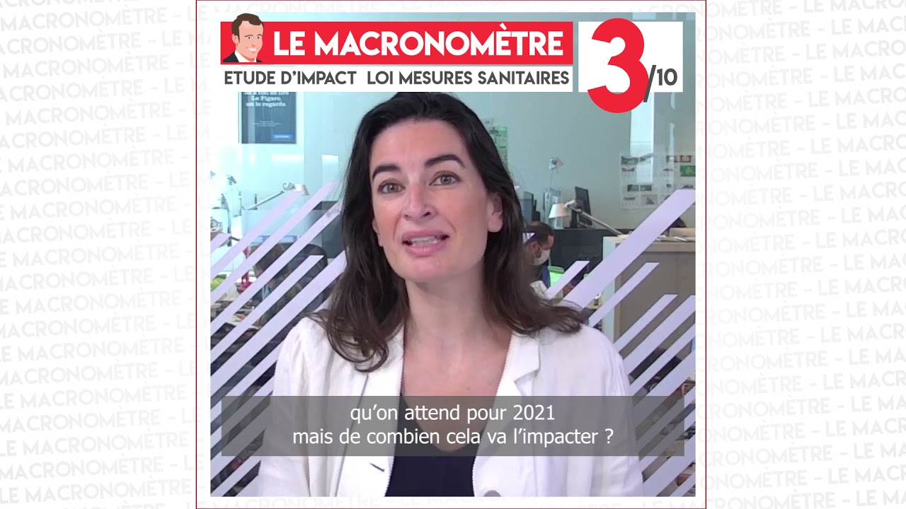 Macronomètre : Evaluation de l'étude d'impact de la loi mesures sanitaires