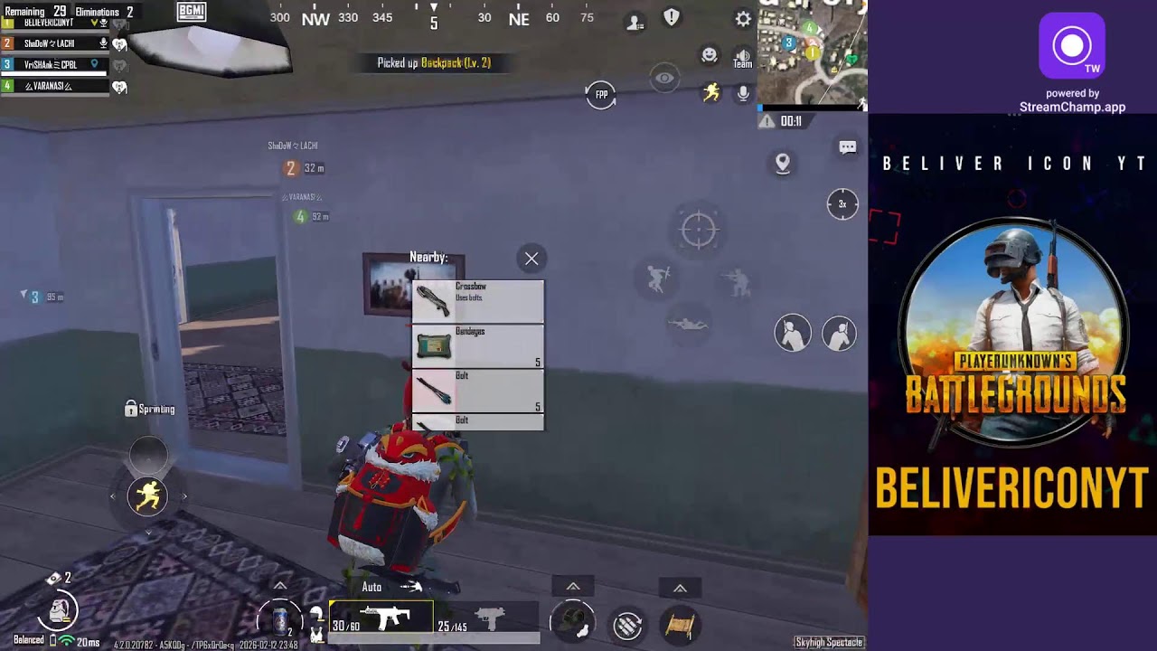 BGMI TELUGU | Belivericonyt | After long time | PUBG Mobile