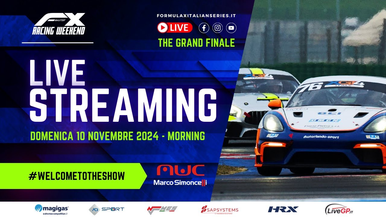 FX Racing Weekend | Live Streaming Misano (Morning) - 10/11/2024