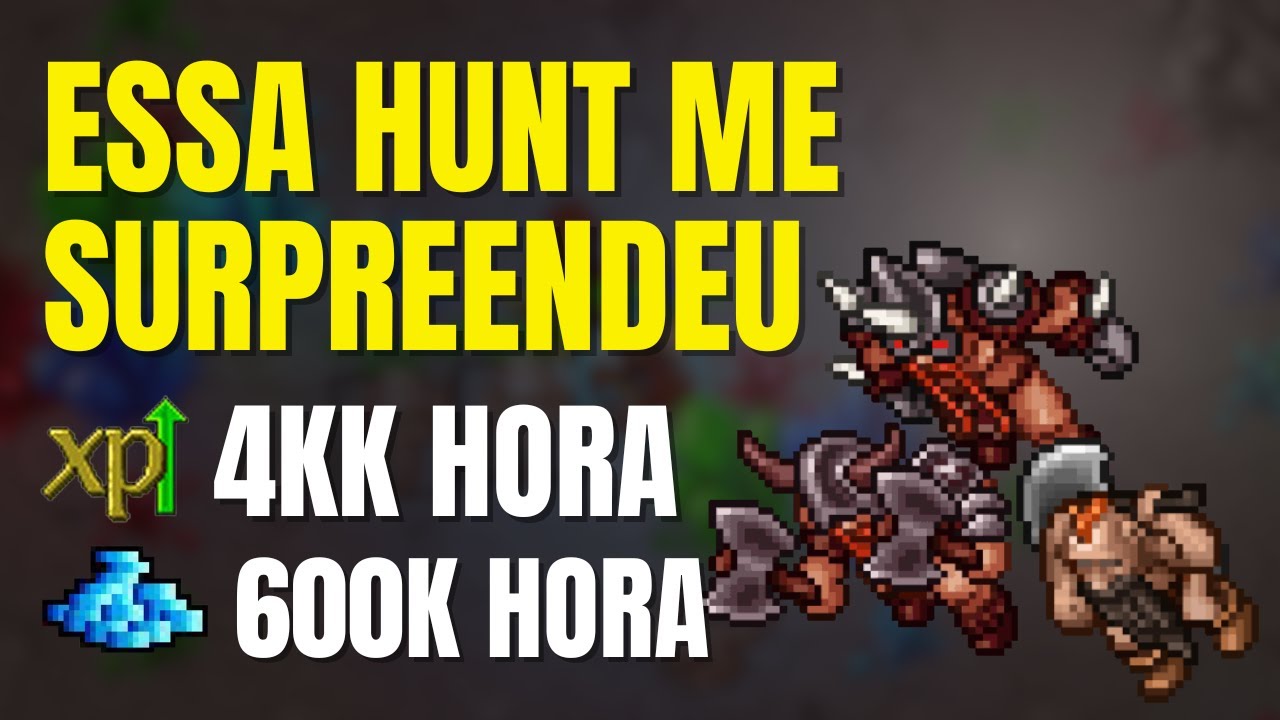 Tibia - Hunt Abandonada com XP e Profit Top (The Spike)
