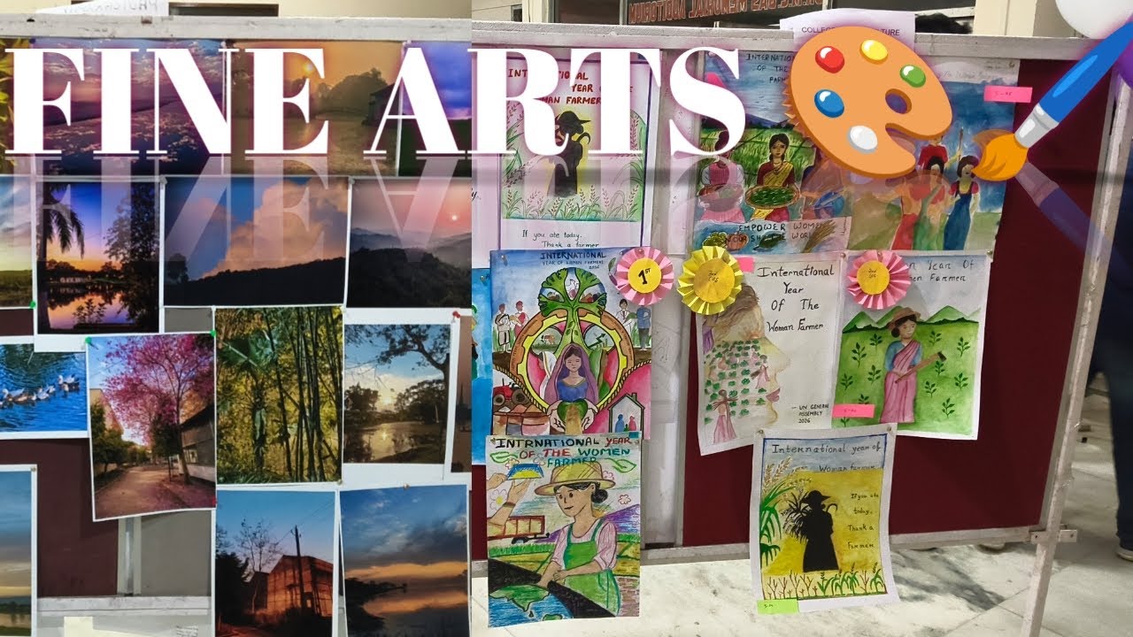 FINE ARTS 🎨🖌️ , ACW 2K25-2K26 | AAU , JORHAT 