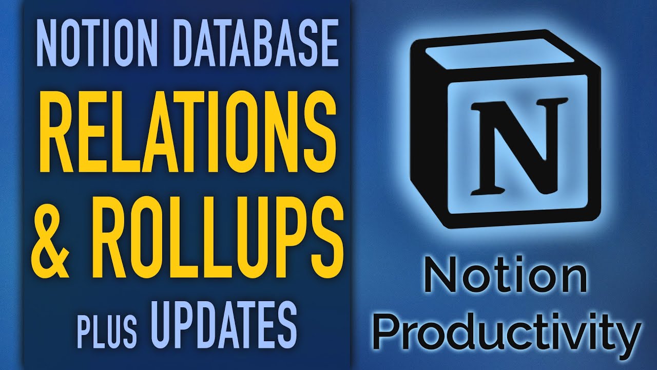 Notion Database Relations & Rollups + System Updates