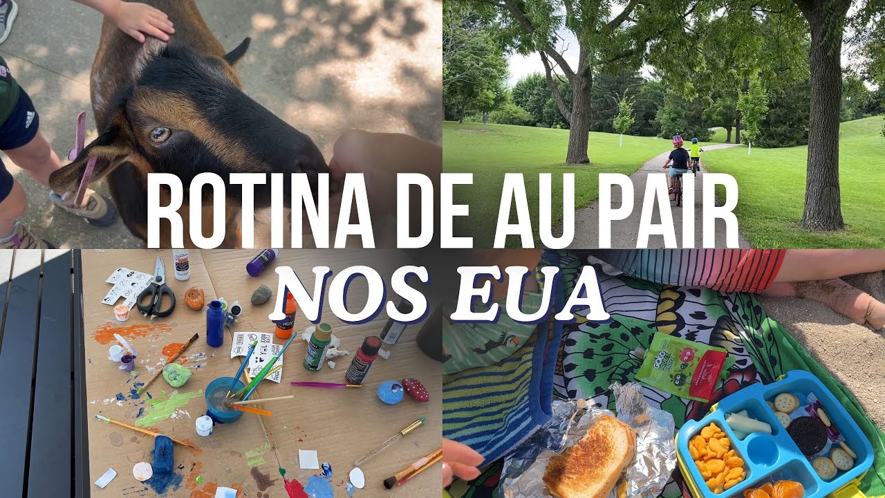 Como é ser AU PAIR nos EUA? | Nossa rotina nas férias de verão: Praia, Zoo, Bike, Walmart, Laundry