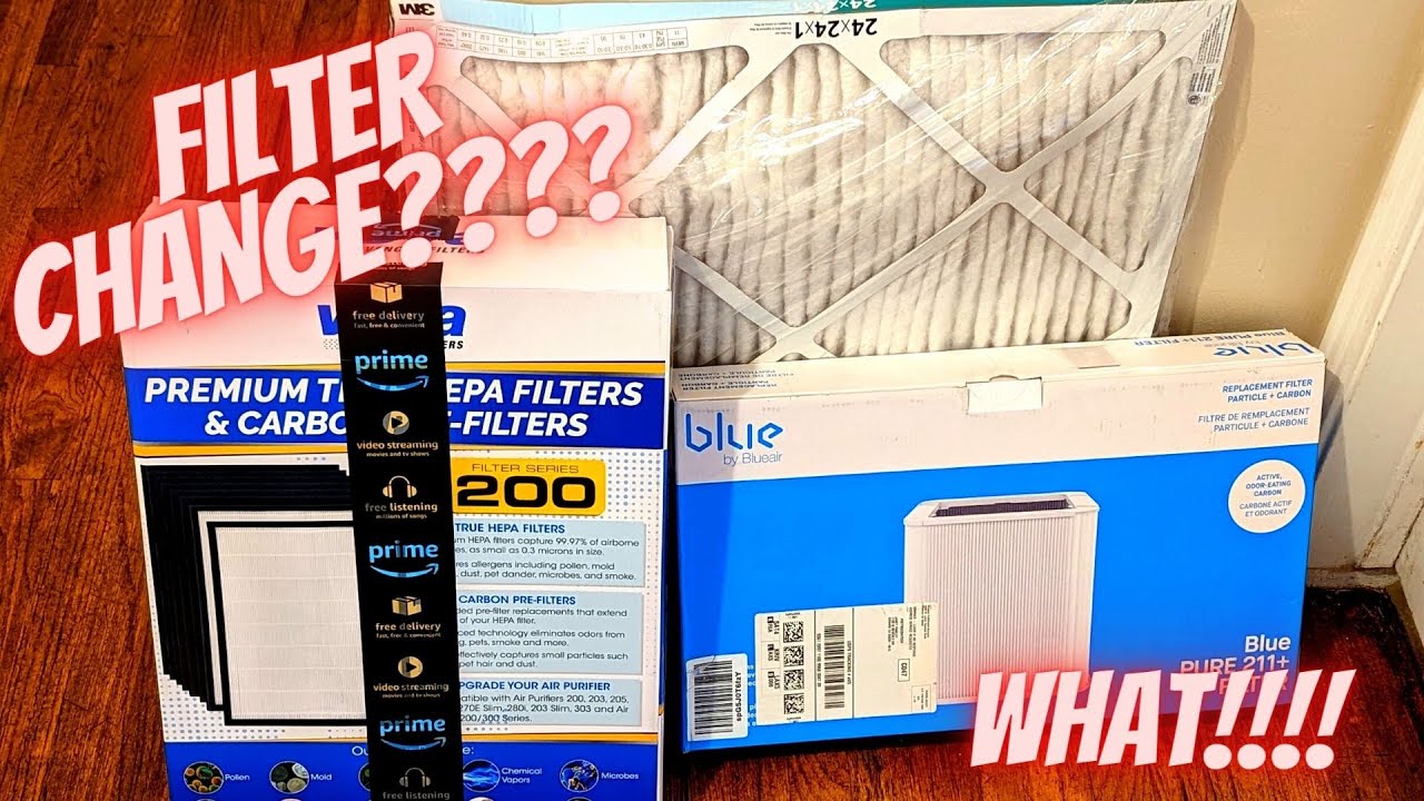 REPLACING AIR PURIFIER AND FURNACE FILTER