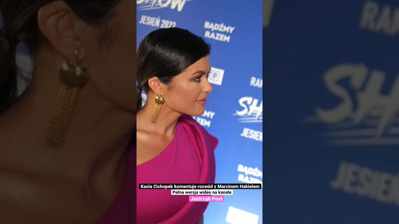Kasia Cichopek komentuje rozw&oacute;d z Marcinem Hakielem #shorts