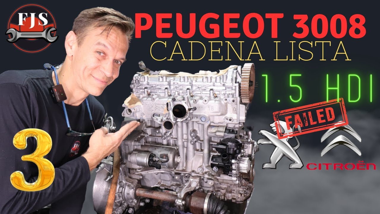 Peugeot 3008 серьезная поломка обрыв цепи, руководство по решению и сборке двигателя 1.5 Hdi DV5