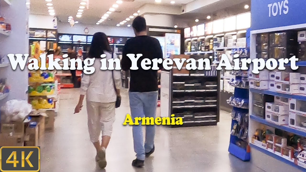 Walking in Yerevan AirPort - Armenia 🇦🇲