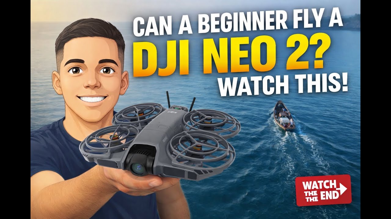 Can a Beginner Fly a DJI Neo 2? Watch This! #DJINeo2 #DroneFlight #BeginnerPilot #FirstFlight