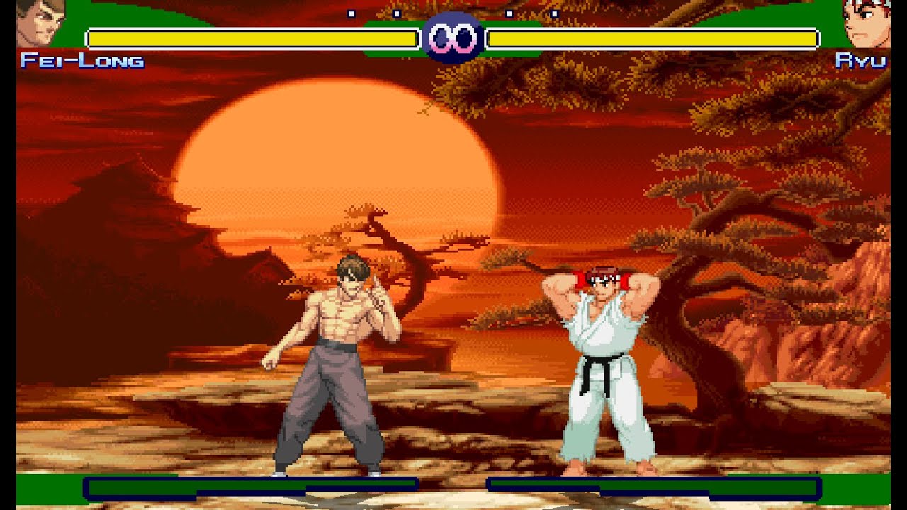 Street Fighter Zero 3 (PotS Style) - Fei-Long Vs. Ryu