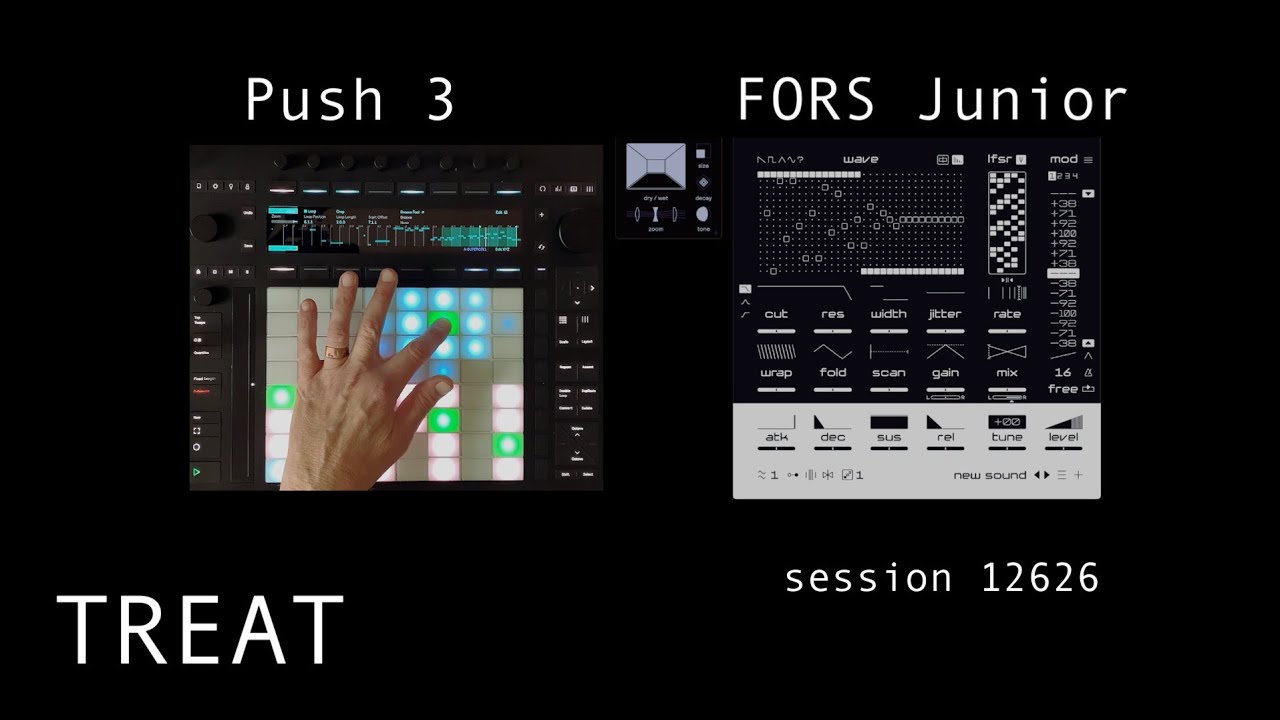 Treat x Fors Junior + Push 3 -  X Y side quest to obtain strange sounds