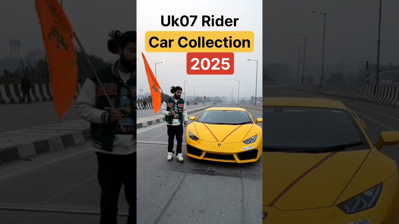 Uk07 Rider Car Collection Total Cost? || MotoNBoy #uk07rider #shorts