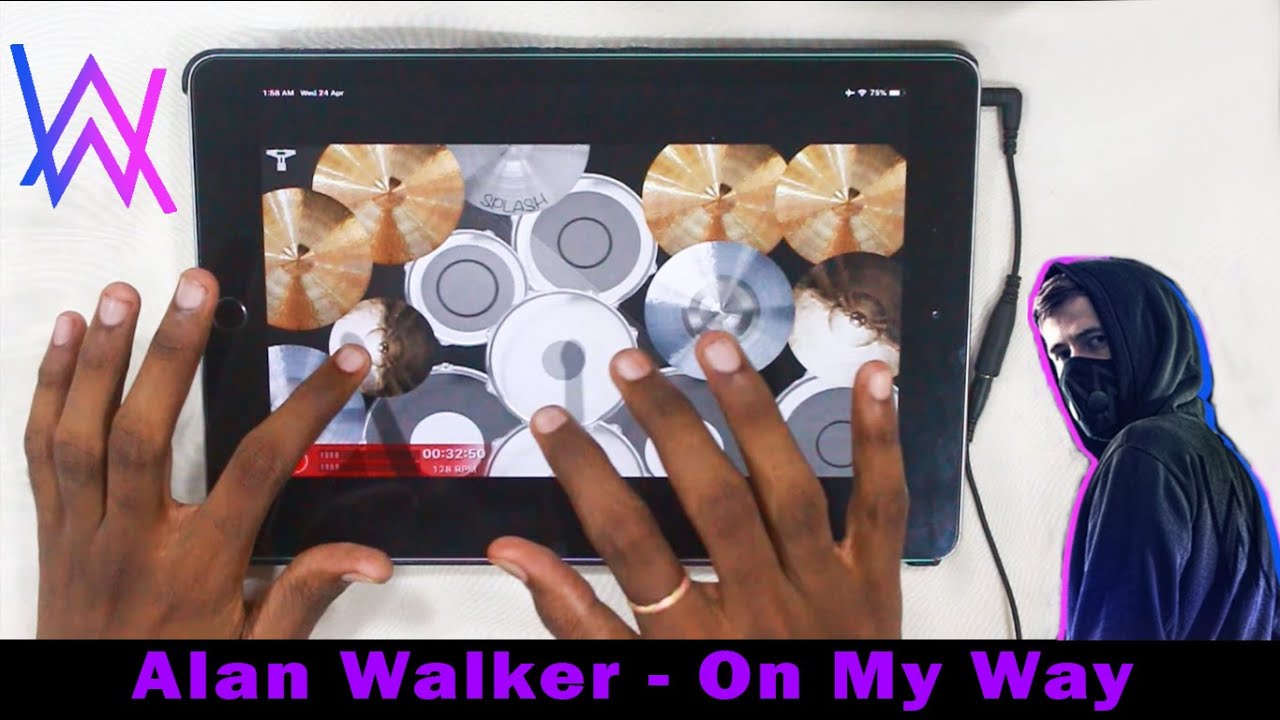 On My Way - Alan Walker, Sabrina Carpenter & Farruko  (Drums XD App Cover) - By Vijay Yadavar.