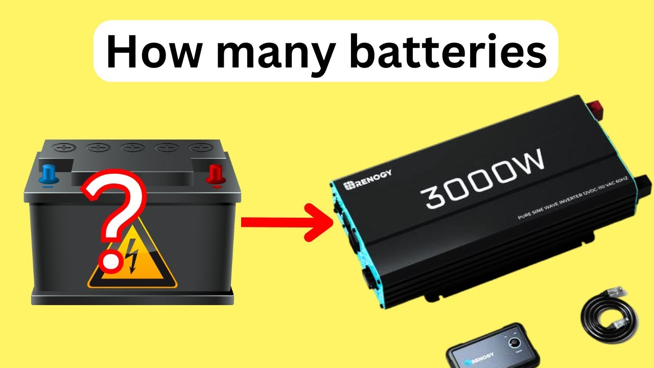 Сколько аккумуляторов нужно для работы инвертора мощностью 3000 Вт? Руководство по установке солн...