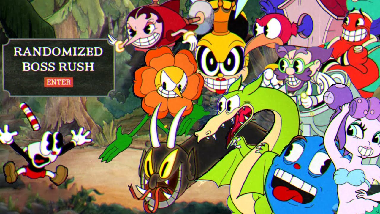Cuphead Boss Rush with 3 HP Total - How Many Bosses Can I Beat? (Expert)