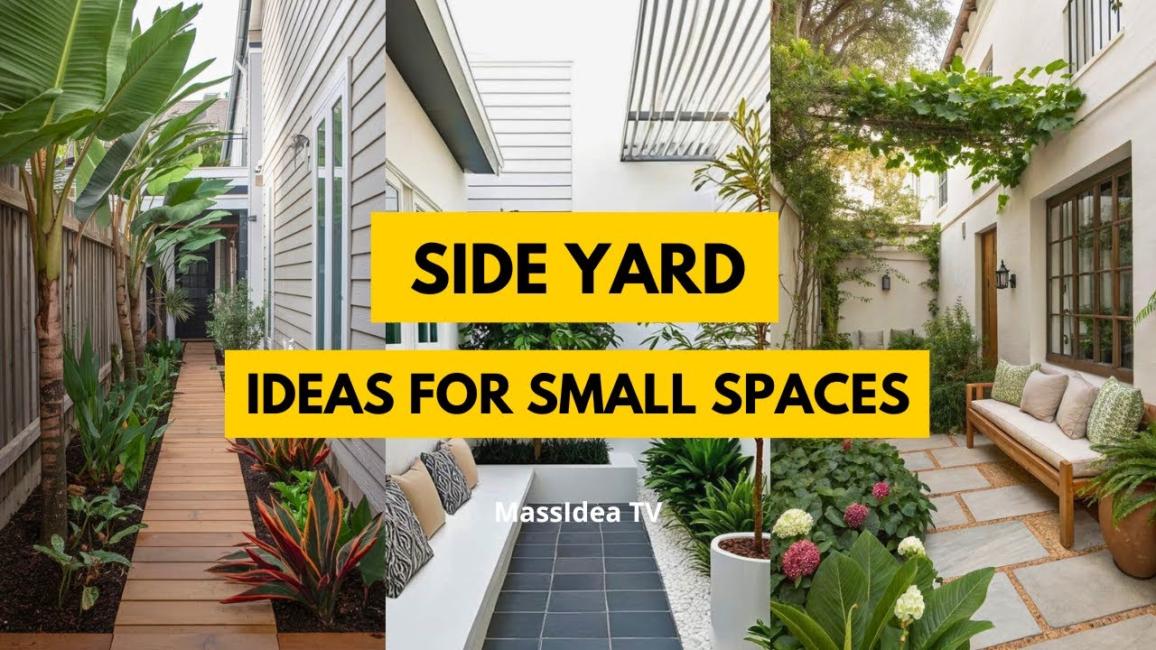50+ Beautiful Side Yard Ideas for Small Outdoor Spaces
