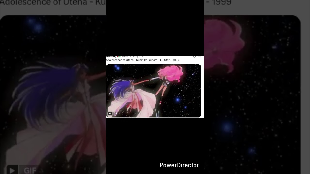 I go on social media, & I see folks talking about Revolutionary girl Utena. The Anime Series & Movie