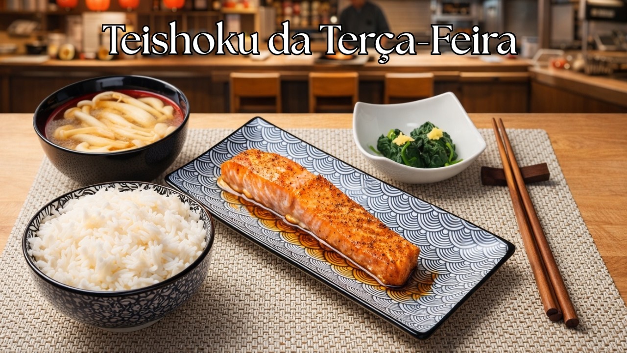 Teishoku da Semana 🍱  Terça-Feira - Receita Japonesa Completa