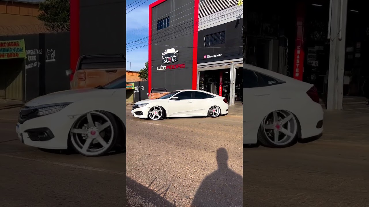 CIVIC G10 REBAIXADO + ROD&Atilde;O ARO 20!