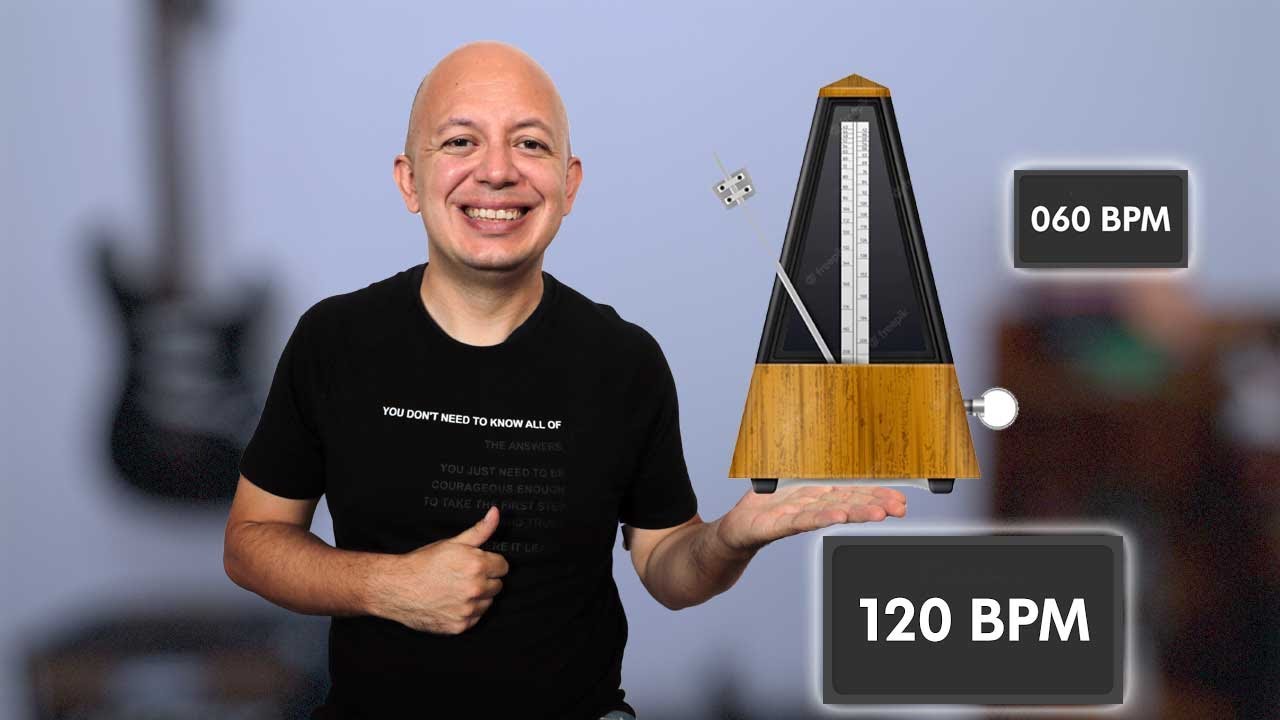 Como practicar usando un metrónomo