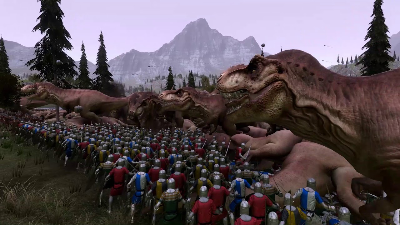 3350 Medieval Soldiers VS 2500 Chickens and T-Rex's - UEBS Ultimate Epic Battle