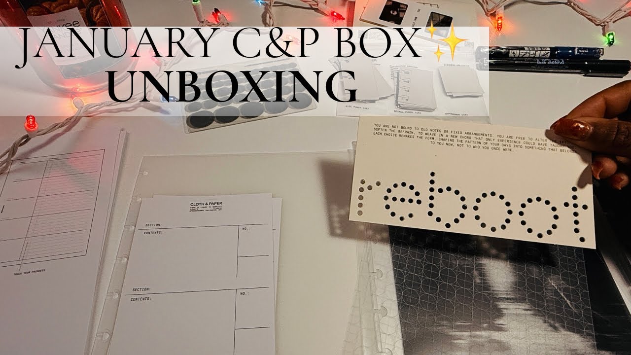 January 2026 Unboxing | Cloth & Paper Subscription Box