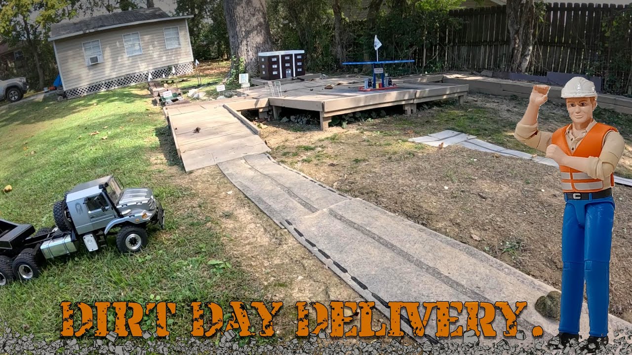 Stocking up dirt for the fall and winter. RC fun...