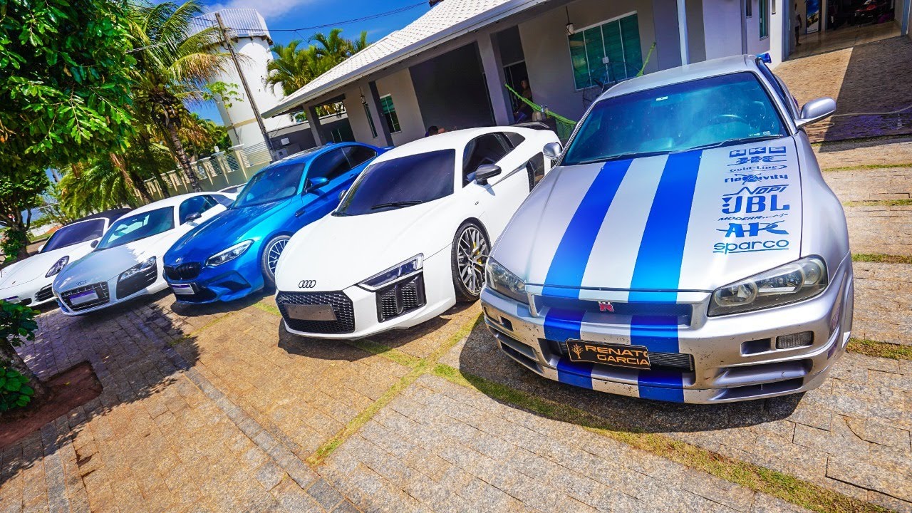 5 MILHÕES EM CARROS NA GARAGEM DA CASA DO LAGO