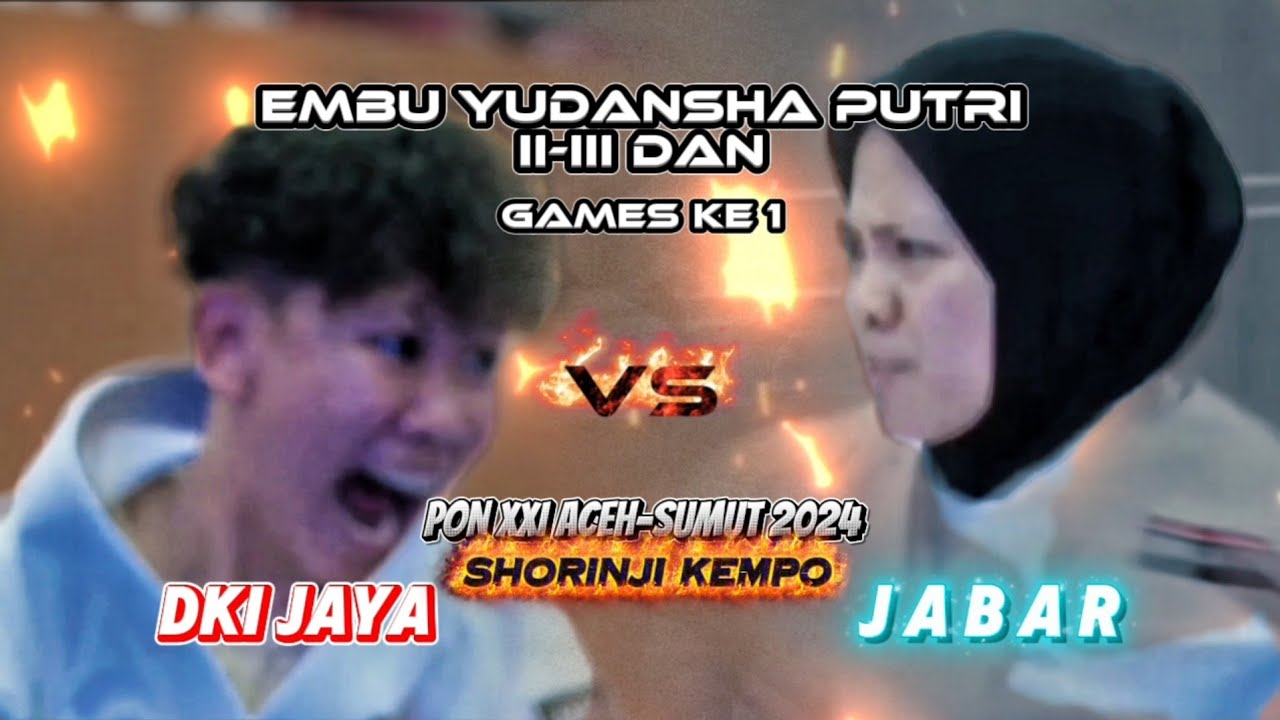 PON 2024 DKI vs JABAR EMBU YUDANSHA PUTRI II-III DAN Shorinji Kempo