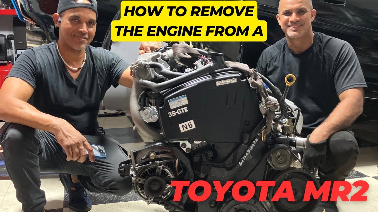 How to remove a Toyota MR2 engine