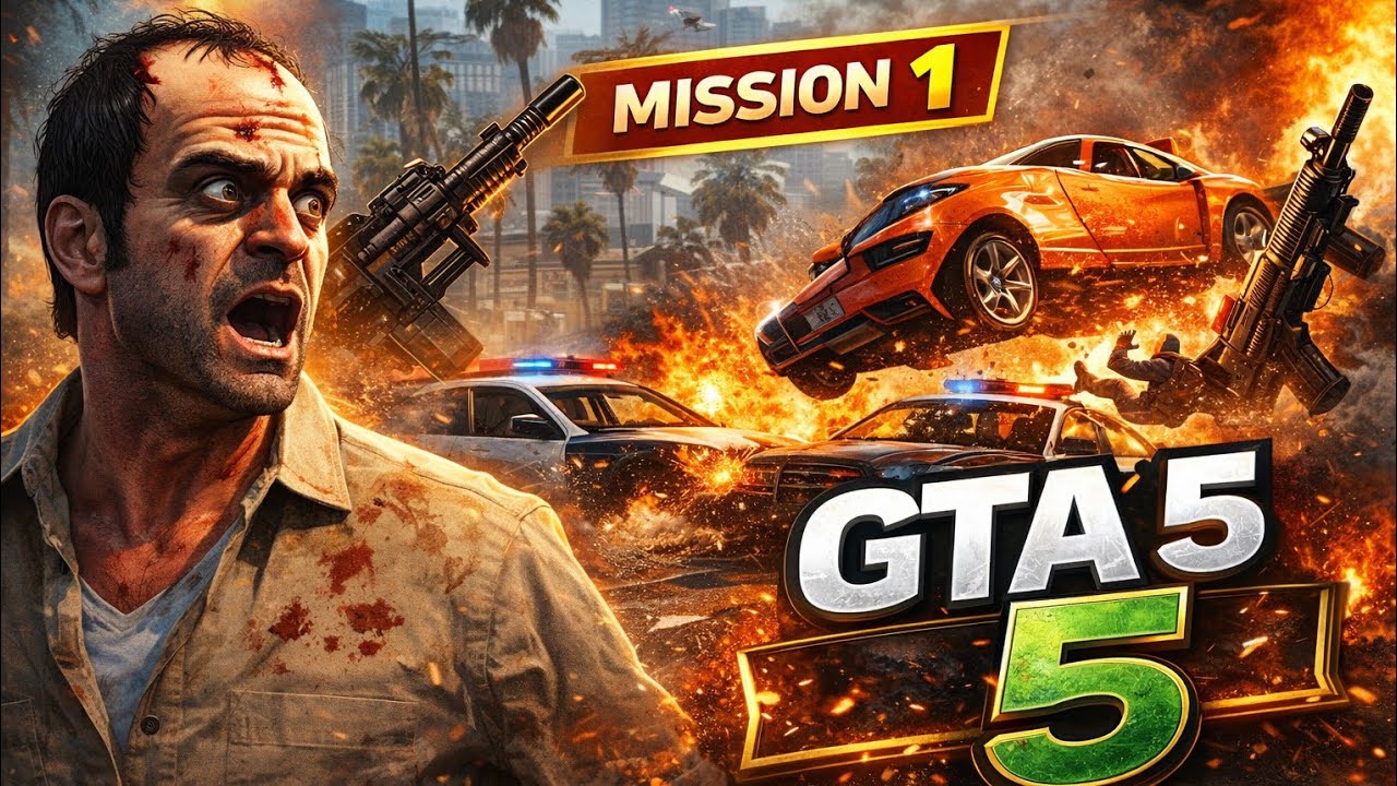 Mission 1 – Free Roam Chaos in GTA 5 (Unbelievable Moments) | ZPlaysGTA