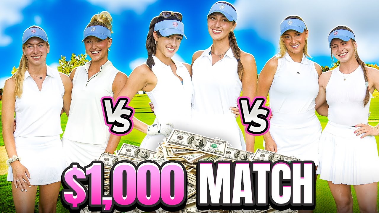 Ultimate 2v2v2 Golf Challenge with a Twist for $1000 Cash | Golf Girl Games