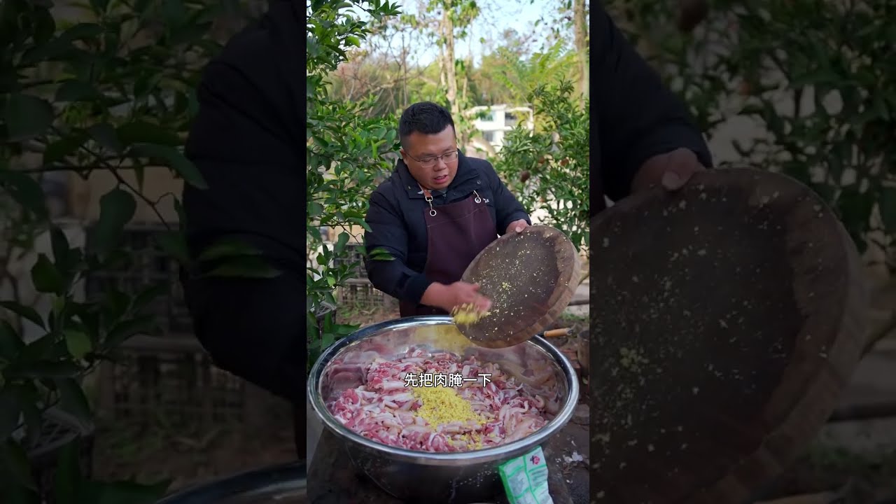 花350元买两块五花肉，制作传统美食酸渣肉，出锅瞬间流口水了 