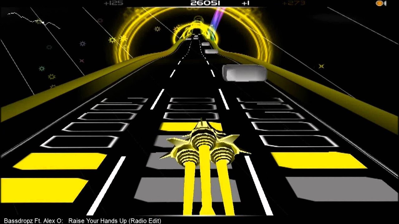Bassdropz Ft. Alex O. - Raise Your Hands Up - Audiosurf