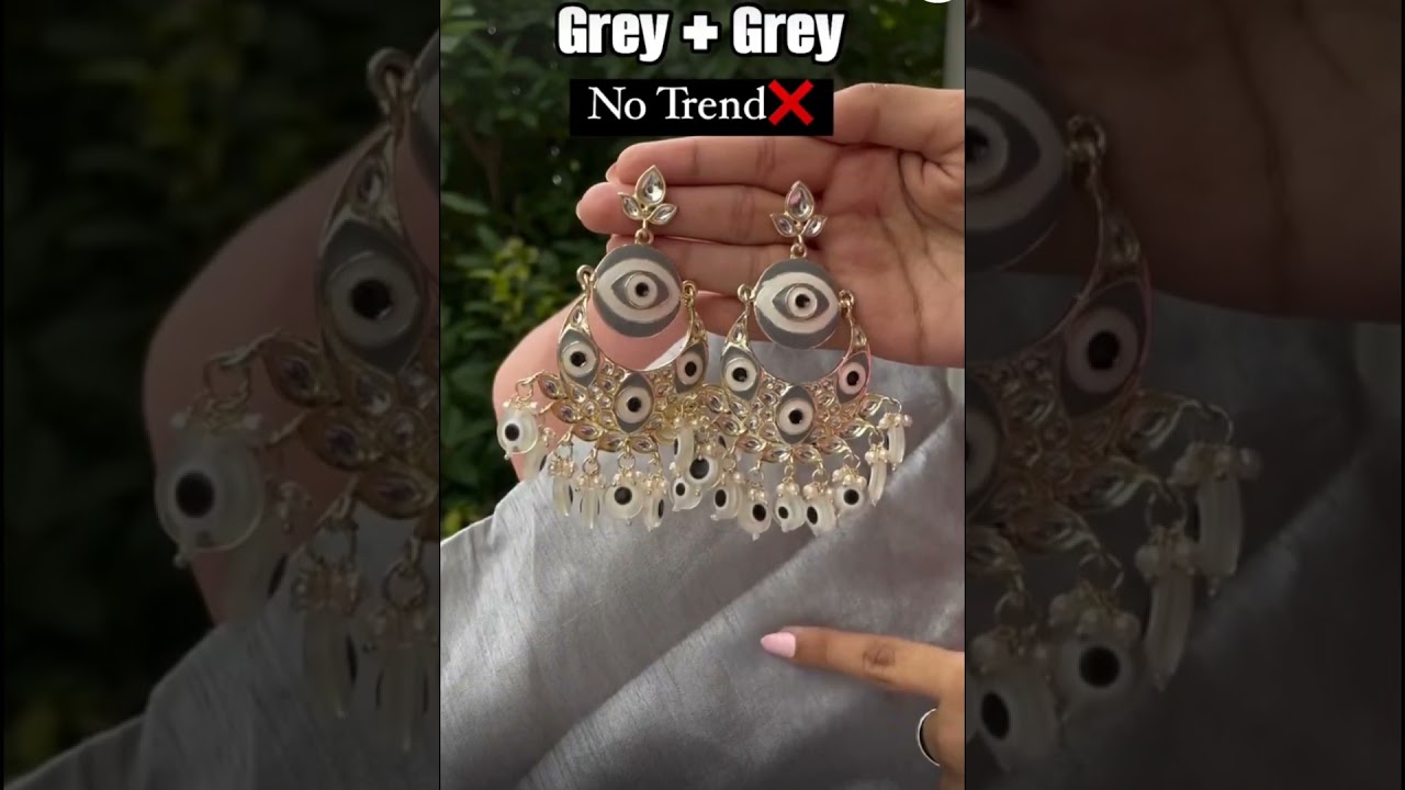 How to choose jewellery that matches your outfit/Colour combination dress matching earrings