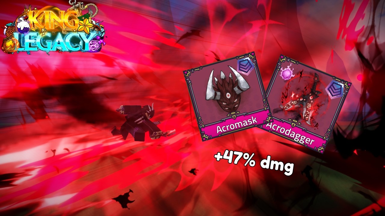Upgrading The *NEW* Mythical Acrodagger and making it OP! | King Legacy