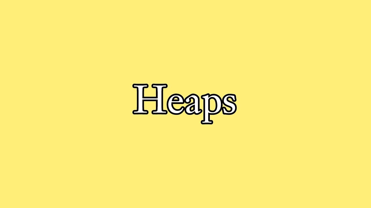 شرح Heaps هياكل بيانات Data Structures