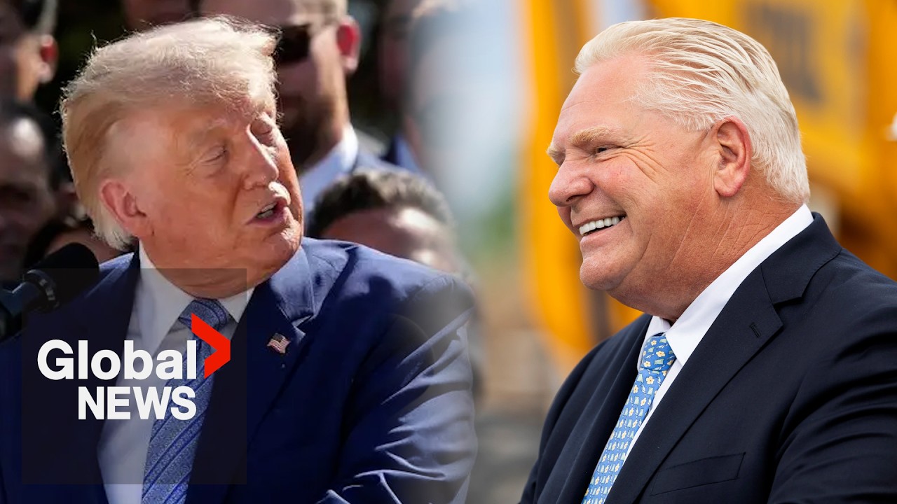 Ontario Premier Doug Ford admits &ldquo;it got a little heated&rdquo; with President Donald Trump