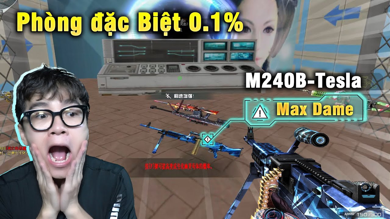 Ph&ograve;ng Đặc Biệt Si&ecirc;u Hiếm 0.1% Xuất Hiện M240B Tesla Max Dame