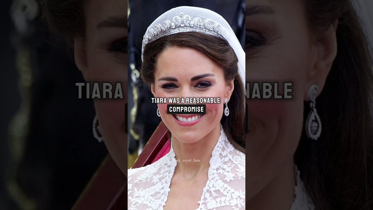 Kate Middleton's wedding tiara smaller than others