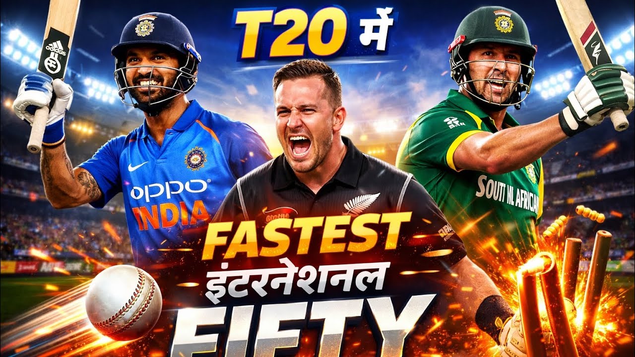 World's Fastest Fifties - T20 Internationals