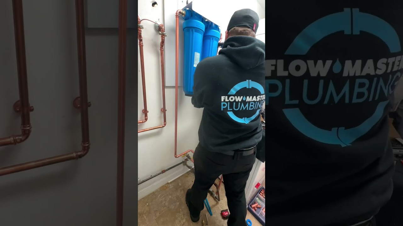 Installing a whole home water filtration system for city water in Forked River New Jersey